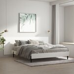 vidaXL Tête de lit murale Blanc 240x1 5x80 cm Bois d'ingénierie