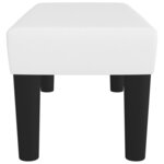 vidaXL Banc Blanc 70x30x30 cm Similicuir