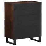 vidaXL Buffet marron 60x34x75 cm bois massif de manguier