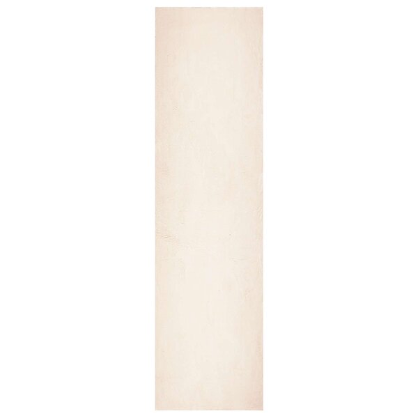 vidaXL Tapis doux à poils moyens et lavable HUARTE Beige 80 x 500 cm