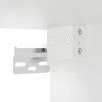 vidaXL Buffet blanc 69 5x32 5x180 cm bois d'ingénierie