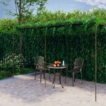 vidaXL Pergola de jardin Marron antique 6x3x2 5 m Fer