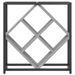 vidaXL Housse à vin Gris Sonoma 51x18x52 5 cm en bois aggloméré