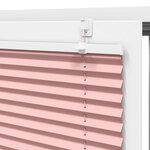 vidaXL Store plissé rose 120x100 cm largeur du tissu 119 4cm polyester