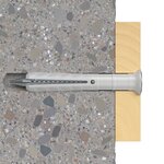 Fischer jeu de chevilles à tête fraisée hammerfix n 6 x 60/30 s 50 pièces