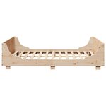 vidaXL Cadre de lit sans matelas 120x200 cm bois de pin massif
