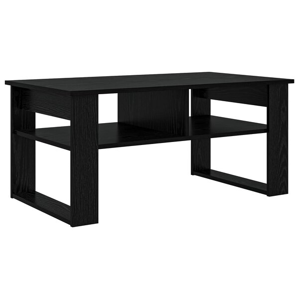 vidaXL Table basse Chêne noir 96 x 54 x 44 cm Bois d'ingénierie