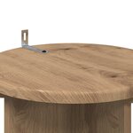 vidaXL Support de Plante 2 pièces Chêne artisanal 29 5 x 29 5 x 60 cm