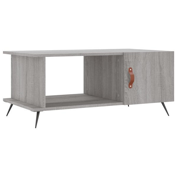 vidaXL Table basse sonoma gris 90x50x40 cm bois d'ingénierie
