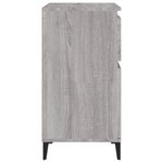 vidaXL Buffet Sonoma gris 60x35x70 cm Bois d'ingénierie