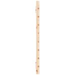vidaXL Tête de lit murale 146x3x63 cm Bois massif de pin