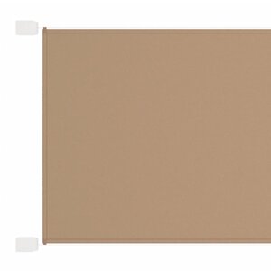 vidaXL Auvent vertical Taupe 60x1200 cm Tissu oxford