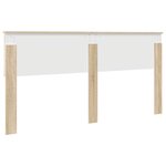 vidaXL Tête de lit Chêne Sonoma 180 cm Bois d'ingénierie