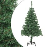 vidaXL Arbre de Noël artificiel et support Acier 210 cm 910 branches