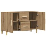 vidaXL Buffet chêne artisanal 100x36x60 cm bois d'ingénierie