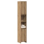 vidaXL Armoire de salle de bain chêne artisanal 30x30x183 5 cm