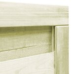 vidaXL Portillon Bois de pin imprégné 100x75 cm Vert