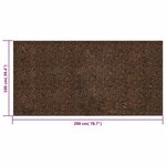 vidaXL Rouleau de liège en caoutchouc 100x200 cm 2 mm