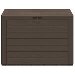 vidaXL Boîte de rangement de jardin Marron 78x44x55 cm
