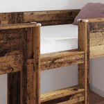 vidaXL Lit Superposé pour Enfants Bois ancien 90 x 190 cm