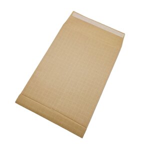 Lot de 100 pochettes à soufflets 30 mm kraft armé 130 gr c4 : 229 x 324 mm