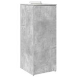 vidaXL Armoire de rangement gris béton 40x45x103 5cm bois d'ingénierie