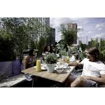 Pot de fleurs rond Loft Urban Ø 30 cm - Gris chaud