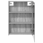 vidaXL Armoire Miroir de Salle de Bain Gris Sonoma 50 x 14 5 x 70 cm