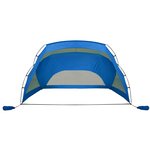vidaXL Tente de plage bleu azuré 274x178x170/148 cm 185T polyester