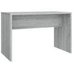 vidaXL Ensemble de coiffeuse Sonoma gris 86 5x35x136 cm