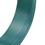 vidaXL Fil de liaison de clôture 250 m 0 9/1 4 mm Acier Vert noirâtre