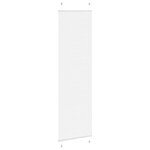 vidaXL Store plissé blanc 60x200 cm largeur du tissu 59 4 cm polyester