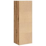 vidaXL Bibliothèque chêne artisanal 40x30x114 cm bois d'ingénierie