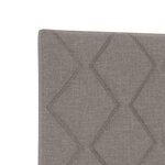 Tête de lit LED vidaXL Design blocs en diamant Taupe 80 cm Tissu
