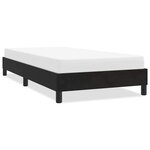vidaXL Cadre de lit sans matelas noir 80x220 cm velours