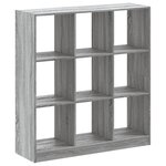 vidaXL Bibliothèque sonoma gris 102x32x108 cm bois d'ingénierie