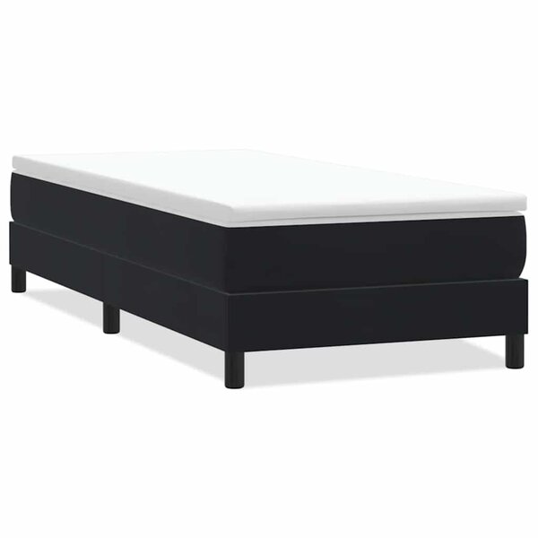 vidaXL Sommier à lattes de lit sans matelas noir 80x220 cm velours