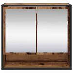 vidaXL Armoire Miroir de Salle de Bain Bois ancien 65 x 20 x 60 cm