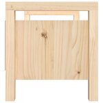 Banc banquette d'entrée 80 x 40 x 43 cm bois de pin massif 02_0010944