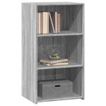 vidaXL Buffet sonoma gris 50x41x93 cm bois d'ingénierie