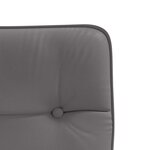 vidaXL Chaises à manger lot de 4 gris similicuir