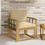 vidaXL 2 Pièce Ensemble de canapés d'extérieur Polyester