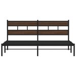 vidaXL Cadre de lit sans matelas avec tête de lit 183x213 cm