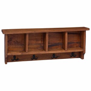 vidaXL Cintre Marron 70 x 11 x 27 cm Bois de Mahogany Massif