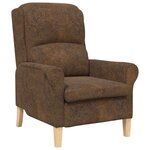 vidaXL fauteuil Marron 76 x 94 x 102 cm Faux cuir