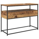 vidaXL Table console avec tiroir Bois Ancien 100 x 40 x 75 cm