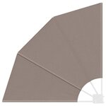 vidaXL Écran de confidentialité pour balcon Taupe 115 x 115 cm