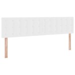 vidaXL Lit de Rangement Blanc pur 180 x 200 cm Cuir synthétique