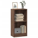 vidaXL Bibliothèque chêne marron 40x24x76 cm bois d'ingénierie