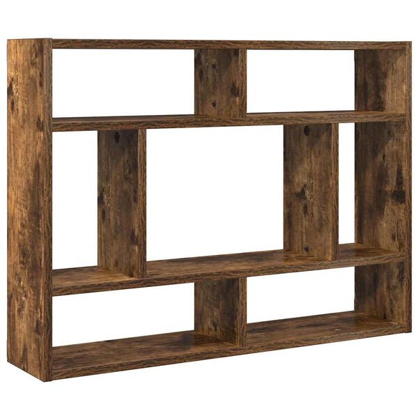 vidaXL Étagère murale Chêne fumé 75x16x55 cm Bois d'ingénierie